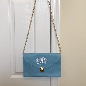 Monogrammed Crossbody clutch LMA